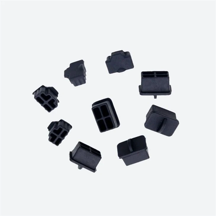 black rubber stoppers